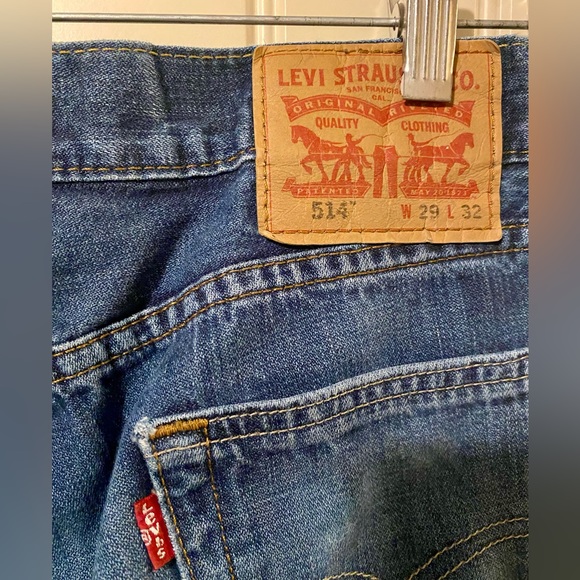 Levi's 514 Straight Fit Distressed Jean - Picture 7 of 12